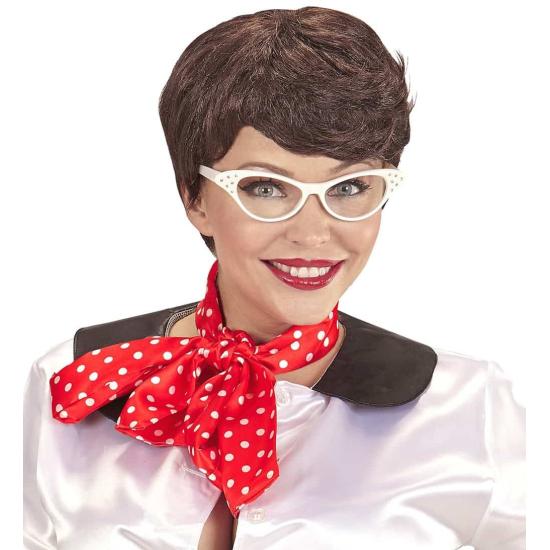Peruca dos anos 50 com lenço..