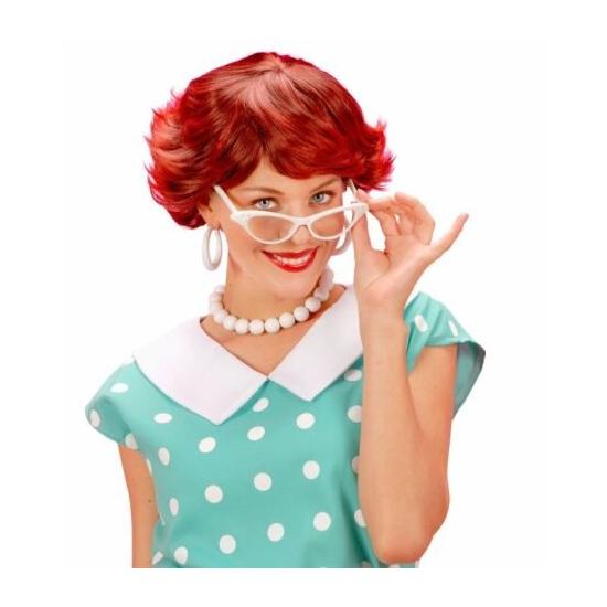 Peruca Anos 50 Curta Ruiva