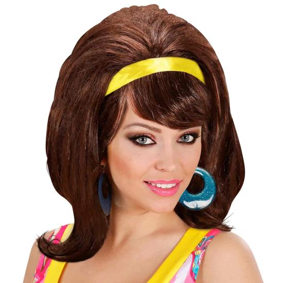 Peruca adulta Yeye Disco anos 70
