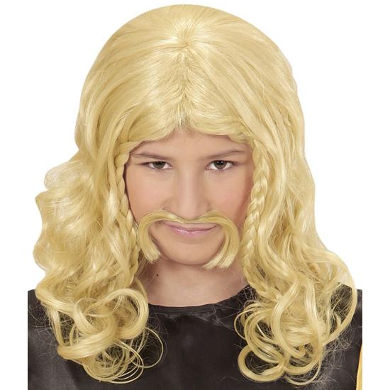 Peruca Asterix ou Viking para criança