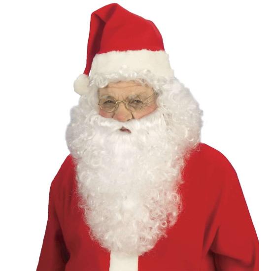 Peruca Branca com Barba incluída