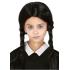 Peruca infantil Wednesday Addams