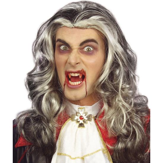 Peruca de vampiro escuro