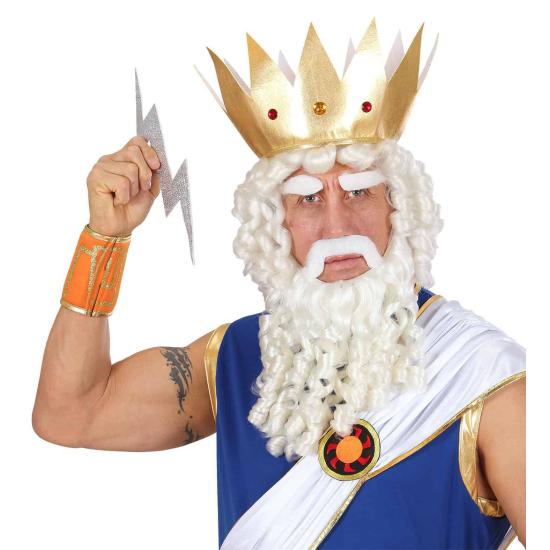 Peruca fantasia de Deus do Olimpo ou Poseidon.