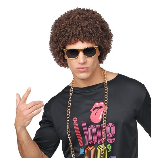 Peruca discoteca dos anos 80