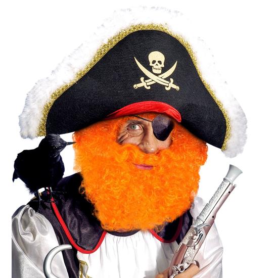 Peruca Escocesa e Barba Laranja