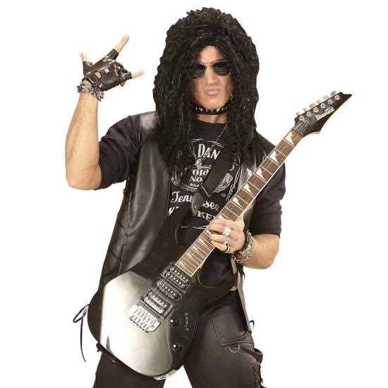 Peruca adulta de estrela de hard rock Peruca adulta de estrela de hard rock