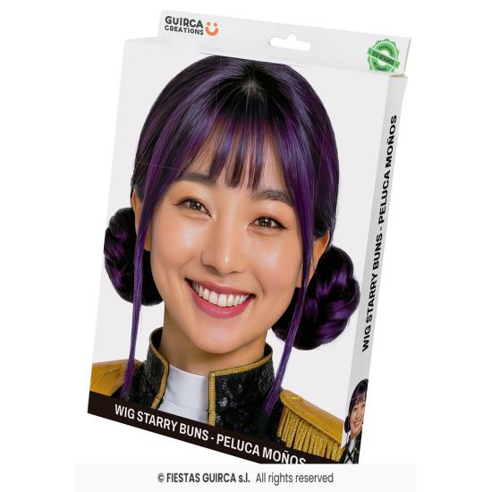 ✨ Peruca K-Pop com Laços Estrelados