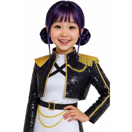 ✨ Peruca K-Pop com Laços Estrelados