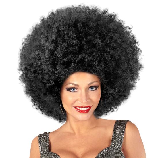 Peluca Maxi Afro Negra Jimmy