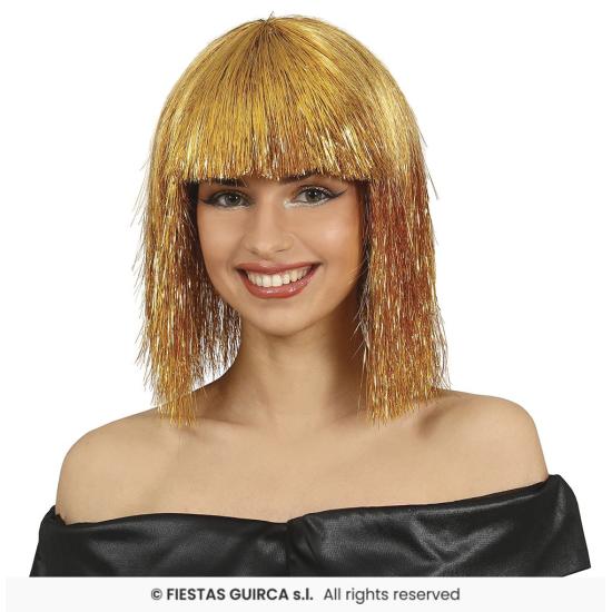 Peruca de comprimento médio em caixa