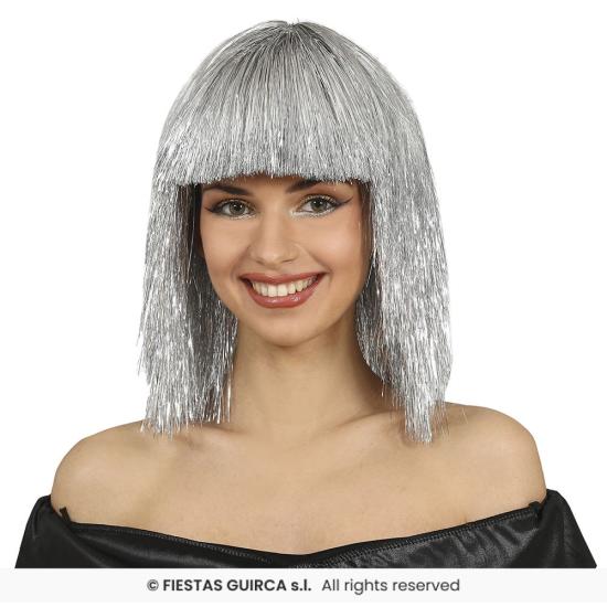 Peruca de comprimento médio em caixa