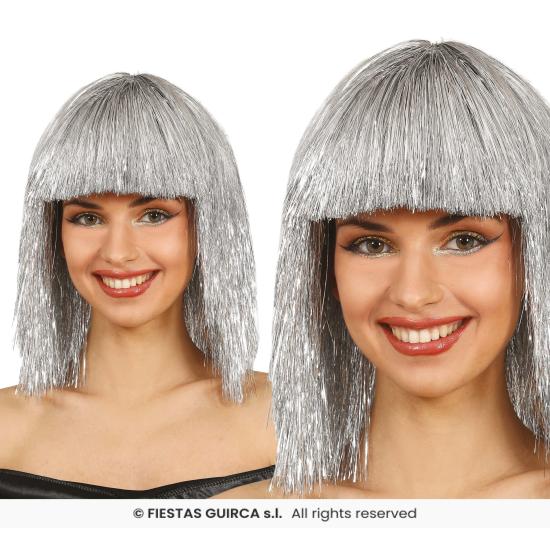 Peruca de comprimento médio em caixa