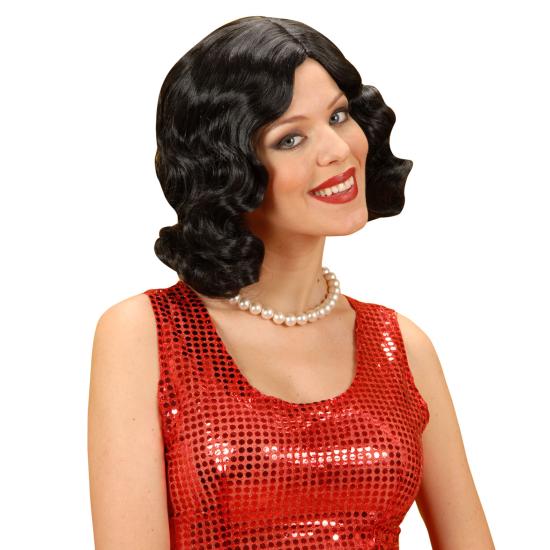Peruca de comprimento médio dos anos 20