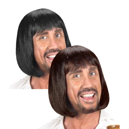 Peruca Medieval Masculina marrom ou preta