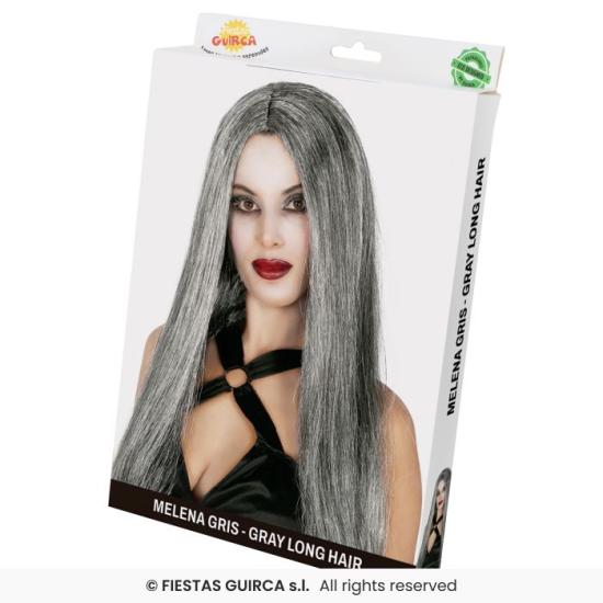 Peruca Long Gray Mane: Mude seu visual em segundos Peruca Long Gray Mane: Mude seu visual em segundos
