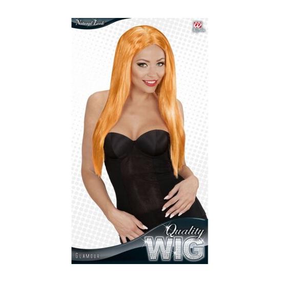 Peruca Glamour Laranja