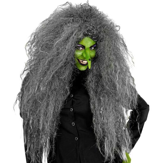 Peruca Gigante Cinza: Transforme seu visual para o Halloween ou Carnaval