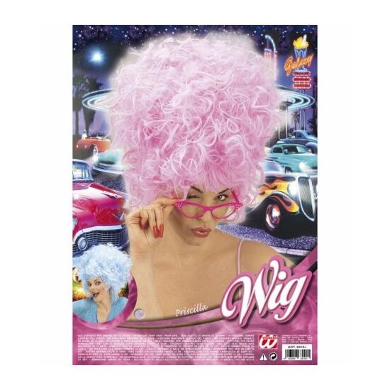 Peruca Priscila rosa.