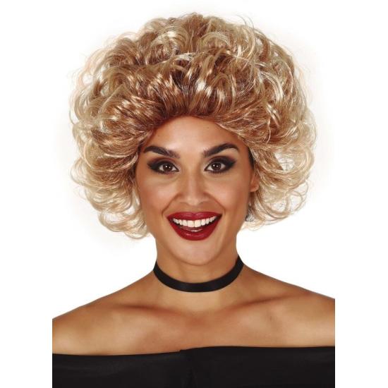 Sandy Blonde Peruca Graxa Filme Econômico