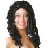Peruca preta encaracolada