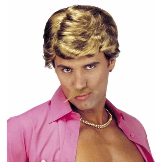 Perucas Casanova Marrom com Bigode.