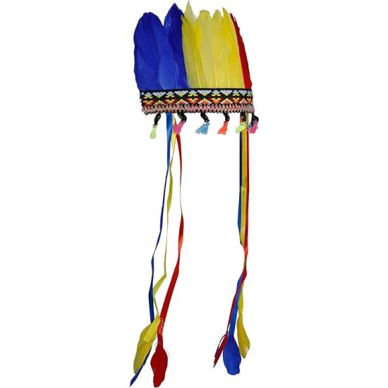 Tufo de penas multicoloridas Tufo de penas multicoloridas