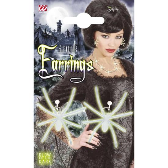 Brincos Aranha Fosforescentes