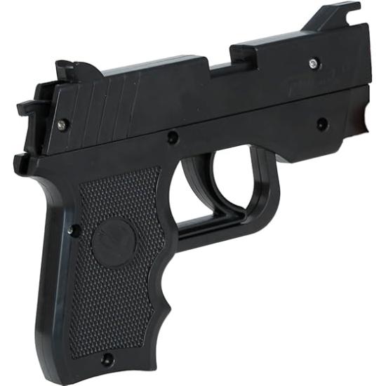 Pistola de elástico preto 17 cm