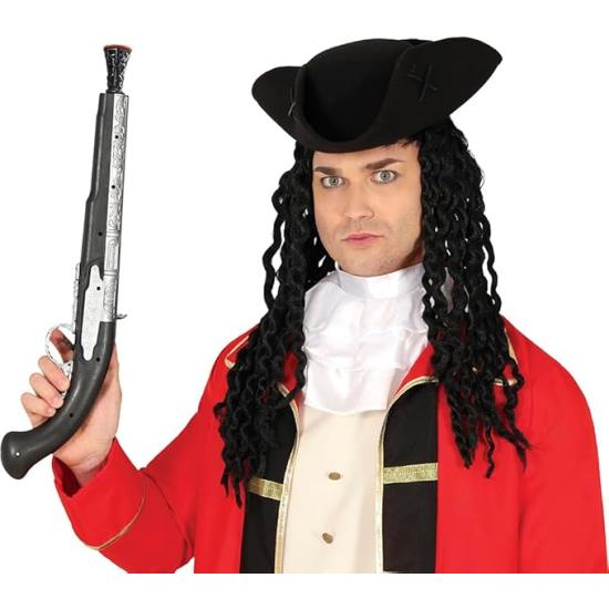Pistola Blunderbuss de 60 cm – Acessório para trajes de pirata e época