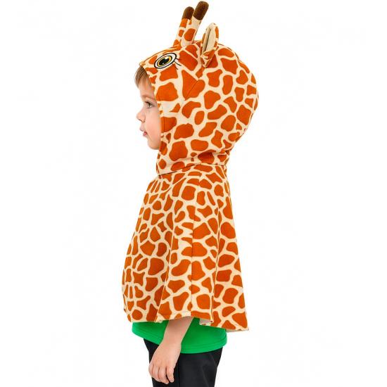 Poncho com estampa de girafa bebê (tamanho 98, 1-2 anos)