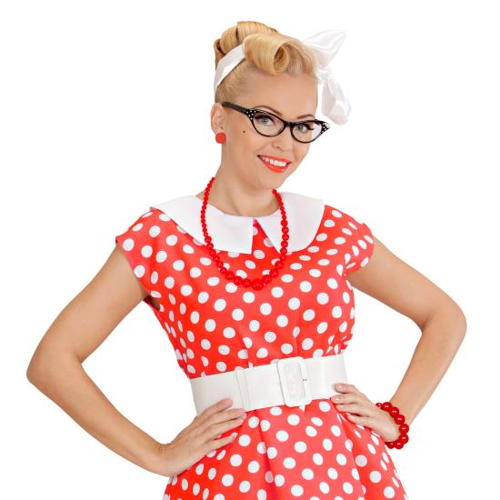 Pulseira Feminina Rosa Rosa dos anos 50. .