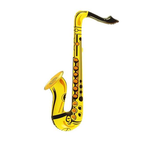 Saxofone Insuflável Dourado 60 cms