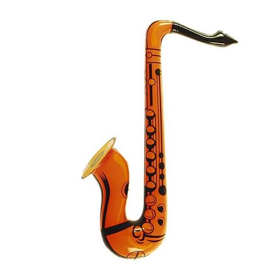 Saxofone Insuflável Laranja 60 cms