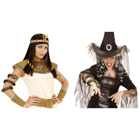 Cobra preta moldável de 80cm