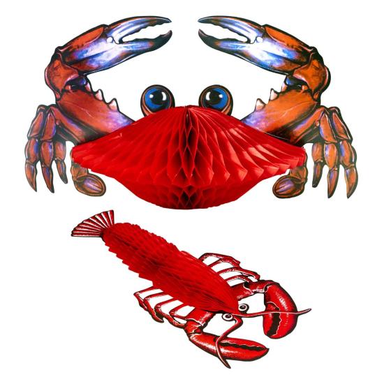 Conjunto 2 unidades de Caranguejo e Lagosta Conjunto 2 unidades de Caranguejo e Lagosta