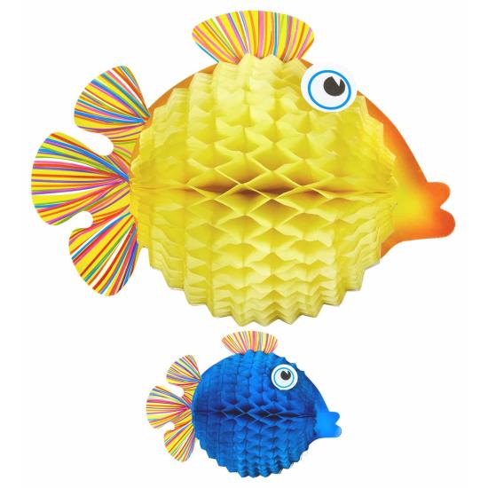 Conjunto de 2 peixes balão 33 cms Conjunto de 2 peixes balão 33 cms