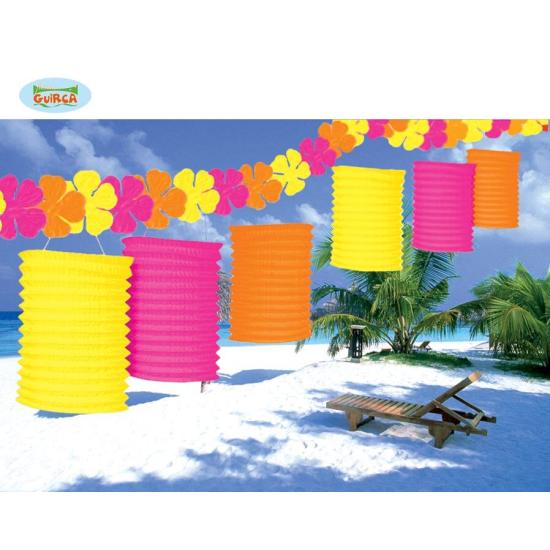 Conjunto de 6 Lanternas em Fio de Flor 300 cm Conjunto de 6 Lanternas em Fio de Flor 300 cm