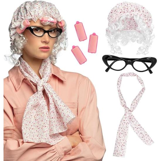 Conjunto Mulher Velha para adulto