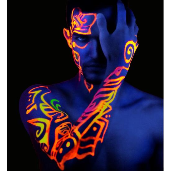 Conjunto de 6 lápis fluorescentes em caixa