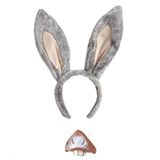 Definir burro com orelhas e boca.