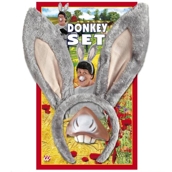 Definir burro com orelhas e boca.