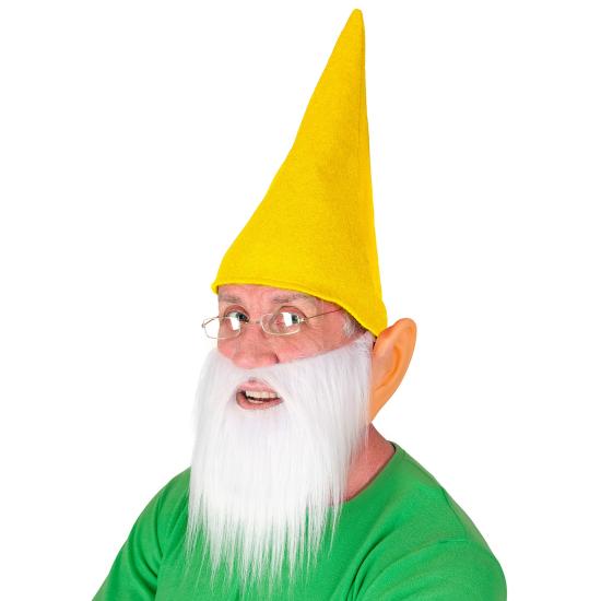 Conjunto de chapéu, barba e orelhas para anões adultos