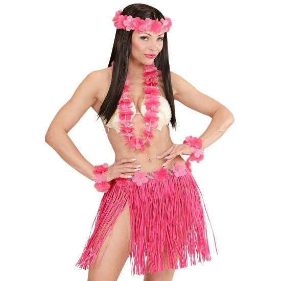 Conjunto Havaiano Rosa Adulto Conjunto Havaiano Rosa Adulto