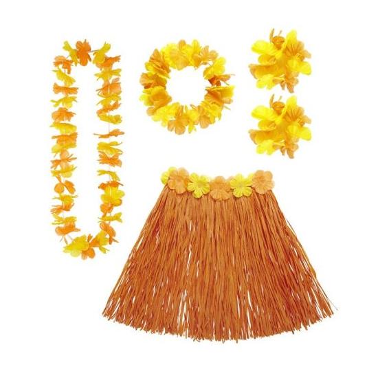 Conjunto Adulto Laranja Havaí Conjunto Adulto Laranja Havaí