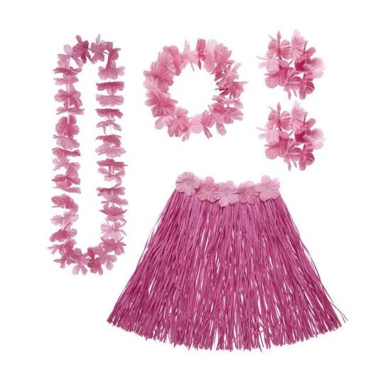 Conjunto Havaiano Rosa Adulto Conjunto Havaiano Rosa Adulto