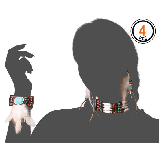 Conjunto indiano 4 peças.