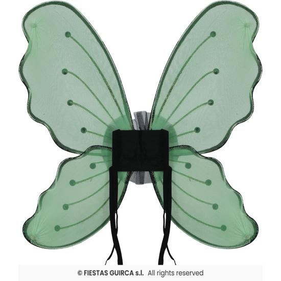 Conjunto Infantil de Asas Verdes e Tutu – Acessório de Fantasia para Meninas