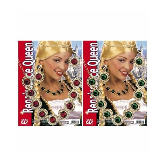 Conjunto de joias da rainha medieval