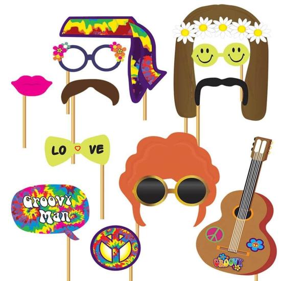 Conjunto Hippie Photocall 12 peças
